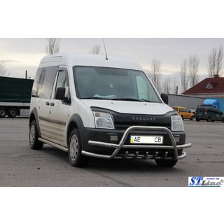 Nerezový přední ochranný rám s dvojitými vzpěrami WT003-Plus-2 Ford Connect 2010–2013 fotografie 3