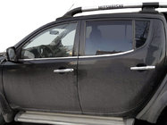 Mitsubishi L200 2006–2015 Nerezové lišty oken (sada 4 ks) Carmos - turecká ocel fotografie 1