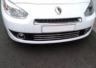 Renault Fluence 2009–2016 Nerezové lišty na mřížku nárazníku (2009-2013) fotografie 1