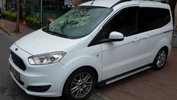 Ford Connect 2014–2021 Boční nášlapy DOT-Line (2 ks, hliník) Standardní základna fotografie 4