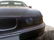 BMW řada 5 E39 1996–2003 Mračítka na světlomety (2 ks, černé) fotografie 1