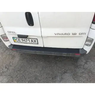 Ochranná lišta na zadní nárazník DDU (ABS) Renault Trafic 2001–2015 fotografie 3