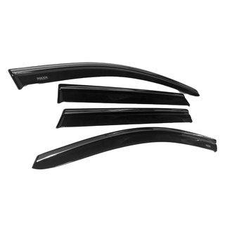 Okenní ofuky s chromovanou lištou (4 ks, Niken) BMW X4 F26 2014–2018