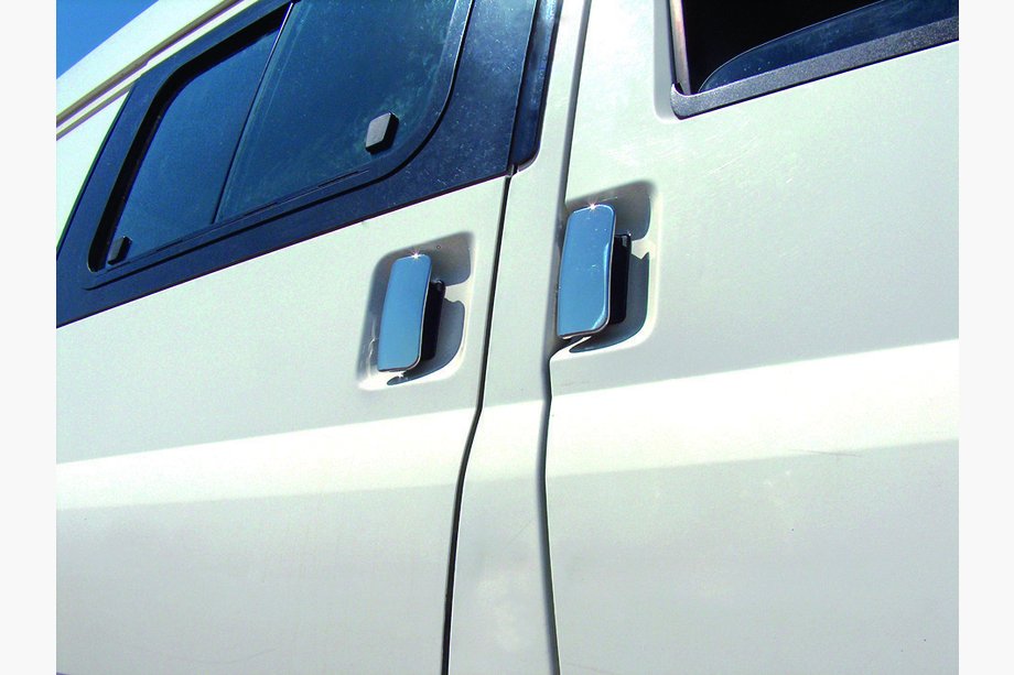 Ford Transit 2000–2014 Chromované kryty klik dveří (Omsa, 4 dveř., nerez) Image