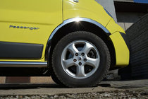 Renault Trafic 2001–2015 Nerezové lemy blatníků (4 ks) fotografie 1