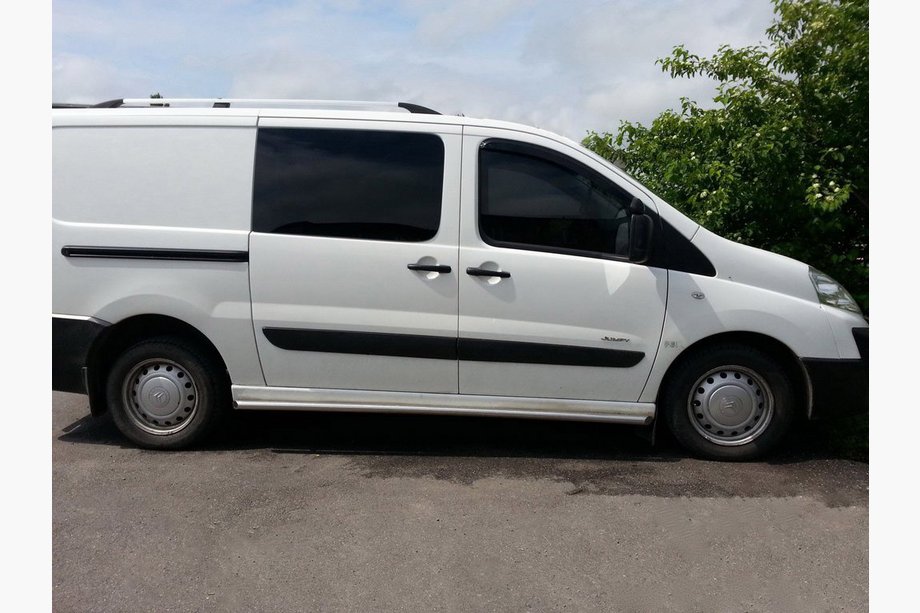 Citroen Jumpy 2007–2017 Boční nerezové trubky (2 ks) Ø60, krátký rozvor Image