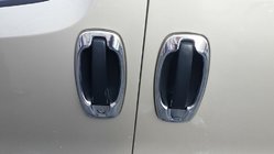 Opel Combo 2012–2018 Nerezové kryty kolem klik dveří (4 ks) Carmos - turecká ocel fotografie 1