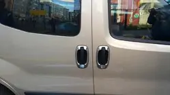 Fiat Doblo II 2010–2022 Nerezové rámečky klik dveří (4 ks) fotografie 10