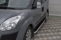 Fiat Doblo II 2010–2022 Boční nášlapy Fullmond (2 ks, hliník) fotografie 3