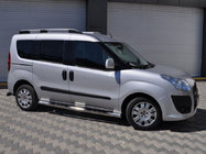 Fiat Doblo II 2010–2022 Boční nášlapy – nerezové trubky (2 ks) 60 mm, maxi základna fotografie 5