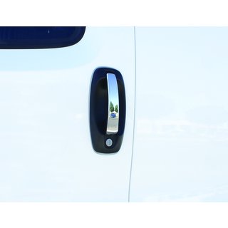 Chromové kryty klik dveří (4 ks, nerez)
