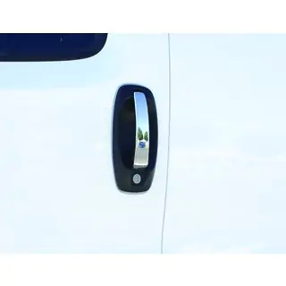 Chromové kryty klik dveří (4 ks, nerez) fotografie 3