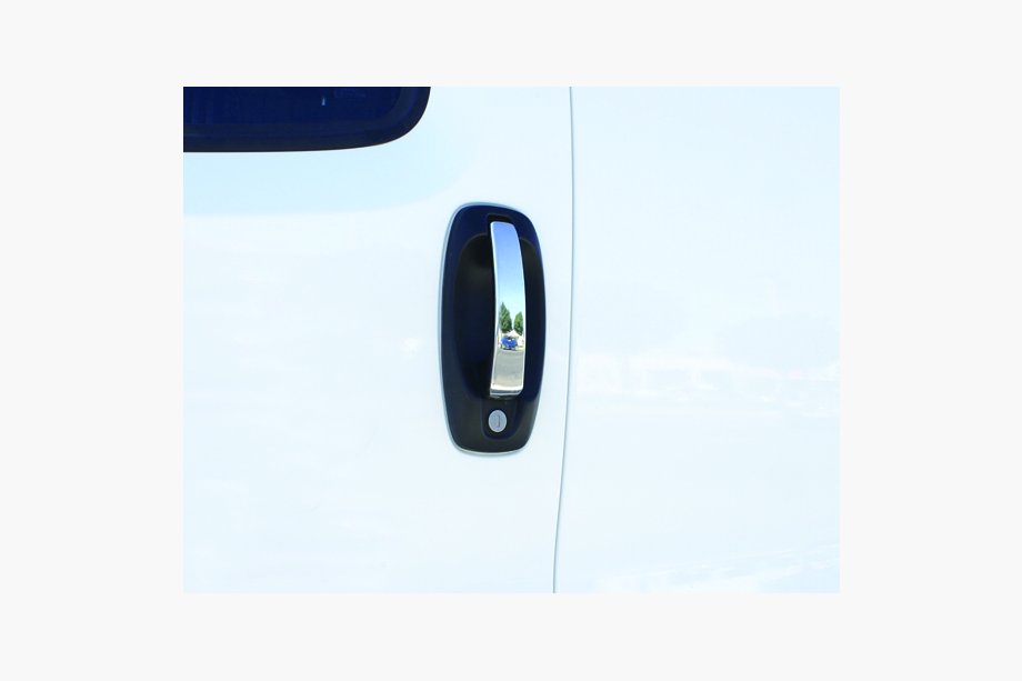 Opel Combo 2012–2018 Chromové kryty klik dveří (4 ks, nerez) OmsaLine – italská nerezová ocel Image