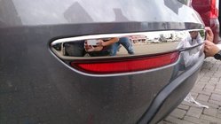 Fiat Linea 2006–2018 Nerezové lišty na zadní hranu nárazníku (2012↗, 3 ks) fotografie 4