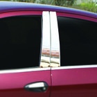 Fiat Linea 2006–2018 Nerezové lišty sloupků dveří (6 ks) fotografie 1