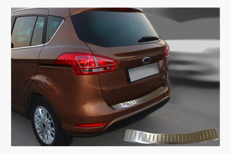 Ford B-Max 2012–2017 Nerezová lišta na zadní nárazník OmsaLine Image