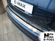 Ford C-Max/Grand C-Max 2010–2019 Ochranná lišta zadního nárazníku Nathaniko (nerez) fotografie 1