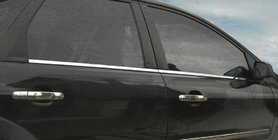 Ford C-Max 2004–2010 Vnější okenní lišty (4 ks, nerez) fotografie 1