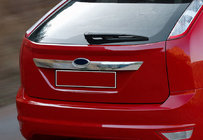 Ford Focus II 2008–2011 Nerezová lišta na víko kufru (HB) fotografie 1