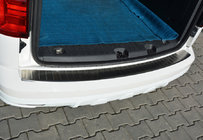Volkswagen Caddy 2015–2020 Nerezové lišty na zadní nárazník OmsaLine (nerez) fotografie 1