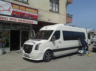 Volkswagen Crafter 2006–2016 Nástavec předního nárazníku pro 4 světla 2006-2011 (k lakování) fotografie 3