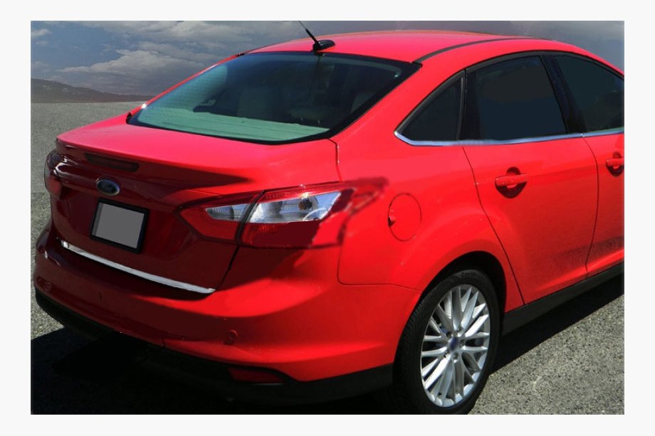 Ford Focus III 2011–2017 Nerezová lišta hrany víka kufru 2011-2014 (sedan) Image