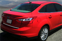Ford Focus III 2011–2017 Nerezová lišta hrany víka kufru 2011-2014 (sedan) fotografie 1