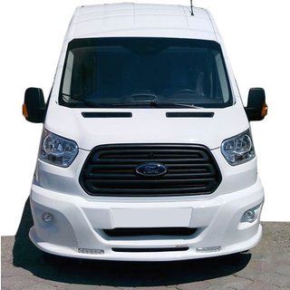 Přední spoiler na nárazník s LED (2014-2019, k lakování) Ford Transit 2014– fotografie 1