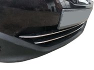 Nissan Qashqai 2010–2014 Lišty na spodní mřížku (2 ks, nerez) fotografie 7