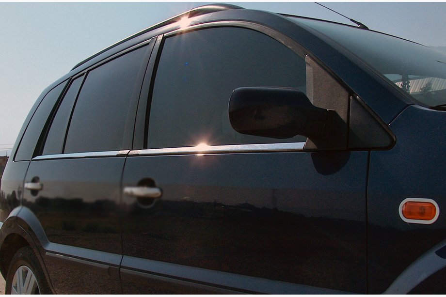 Ford Fusion 2002–2012 Vnější rámečky oken (4 ks, nerez) OmsaLine – italská nerezová ocel Image