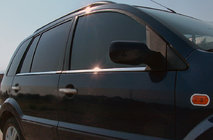 Ford Fusion 2002–2012 Vnější rámečky oken (4 ks, nerez) OmsaLine – italská nerezová ocel fotografie 1