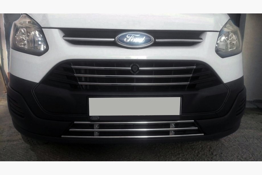 Ford Custom 2013–2022 Jednodílná spodní mřížka 2013-2018 (nerez) Fotografie 1