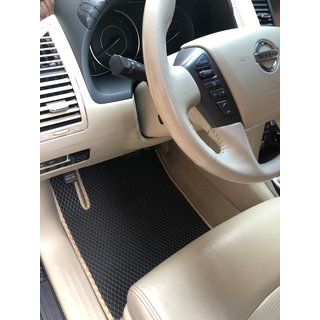 Autokoberce do interiéru pro 3 řady (EVA, černé) Nissan Armada 2016–2024 fotografie 1