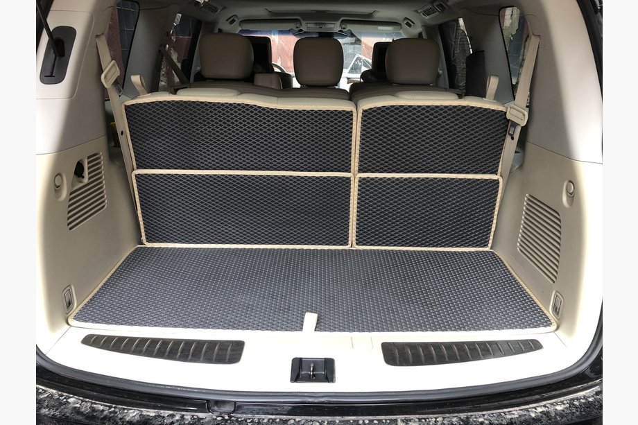 Nissan Armada 2016–2024 EVA koberec do kufru, 5dílný (černý) Image