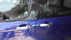 Ford Courier 2014–2023 Chromové kryty klik dveří (4 ks, nerez) OmsaLine – italská nerezová ocel fotografie 1