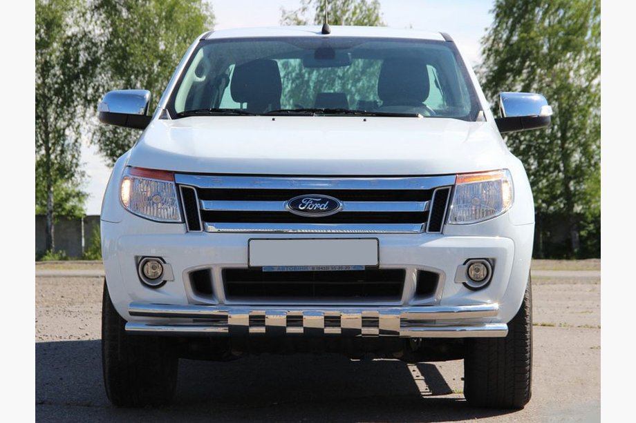 Ford Ranger 2011–2022 Přední ochranný rám ST016 (nerez) Image