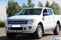 Ford Ranger 2011–2022 Přední ochranný rám ST016 (nerez) fotografie 2