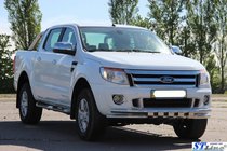 Ford Ranger 2011–2022 Přední ochranný rám ST016 (nerez) fotografie 3