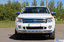 Ford Ranger 2011–2022 Přední ochranný rám ST016 (nerez) fotografie 5