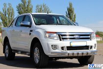 Ford Ranger 2011–2022 Přední ochranný rám ST016 (nerez) fotografie 4