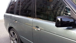 Range Rover Sport 2005–2013 Ozdobné okenní lišty (6 ks, nerez) fotografie 1