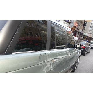 Ozdobné okenní lišty (6 ks, nerez) Range Rover Sport 2005–2013 fotografie 3