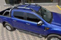 Ford Ranger 2011–2022 Střešní ližiny s příčníky (2 ks) fotografie 1