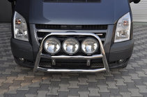 Ford Transit 2000–2014 Přední ochranný rám WT018 (2006-2014, nerez) fotografie 1
