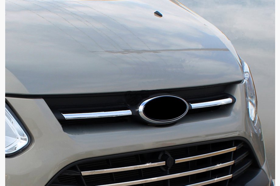 Ford Custom 2013–2022 Nerezové kryty horní masky 2013-2018 (2 ks) Image