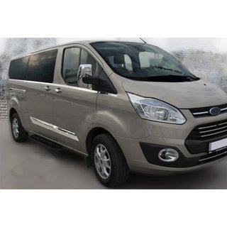Dveřní lišty OmsaLine (5 ks, nerez) Ford Custom 2013–2022 fotografie 1