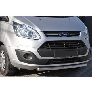 Přední ochranný rám ST008 (nerez) Ford Custom 2013–2022 fotografie 1