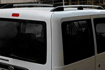 Ford Connect 2006–2009 (Skyline) Střešní relingy chrom (plastová patka) fotografie 1