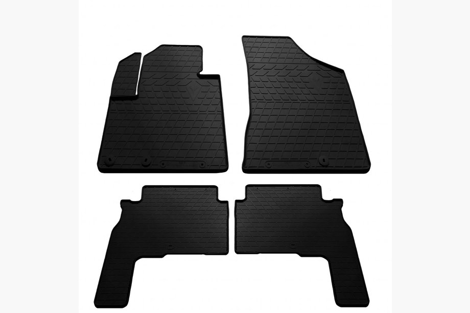 Hyundai Santa Fe 2 2006–2012 Gumové koberečky do interiéru 2010-2012 (4 ks, Stingray Premium) Image