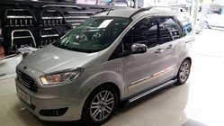 Ford Courier 2014–2023 Boční nášlapy DotLine (2 ks, hliník) fotografie 2